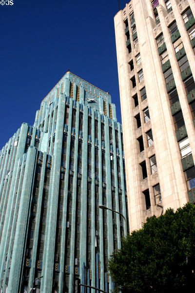Eastern Columbia plus 9th & Broadway Buildings. Los Angeles, CA.