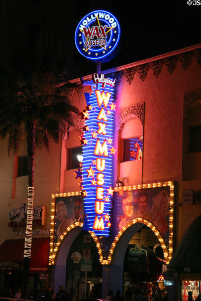   Hollywood on Hollywood Wax Museum   6767 Hollywood Blvd    Hollywood  Ca