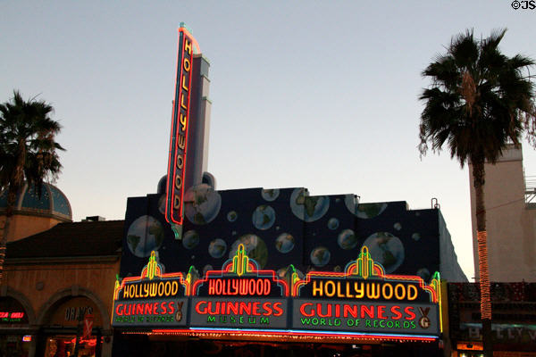 Hollywood Guinness World Records Museum (6764 Hollywood Blvd.). Hollywood, CA.