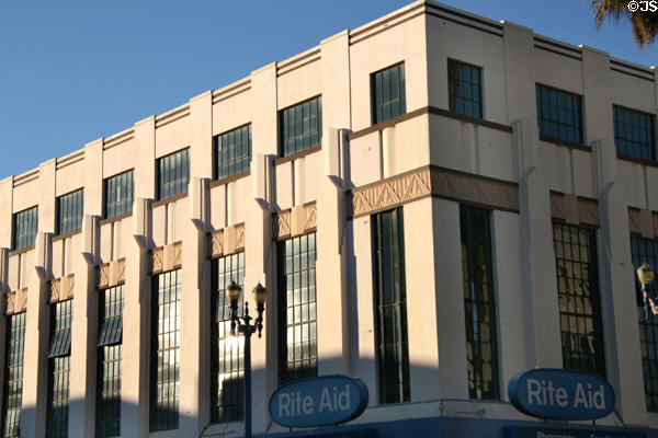 Former Famous Department Store (601 Pine Ave.). Long Beach, CA. Style: Art Deco. Architect: Morgan Walls & Clements.