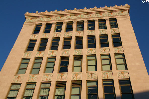 Insurance Exchange Lofts (1925) (9 floors) (205 East Broadway). Long Beach, CA. Architect: Harvey H. Lochridge. On National Register.