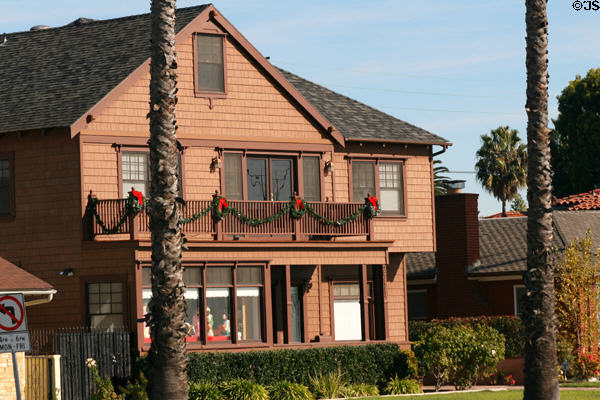 Shingled house in East Long Beach. Long Beach, CA.