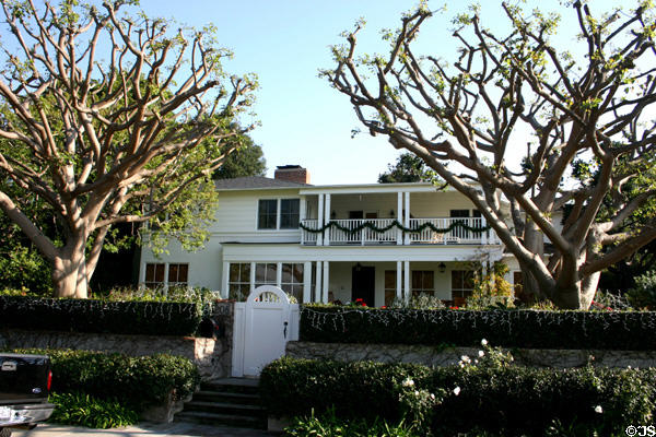 Ranch-style residence (208 Adelaide Dr.). Santa Monica, CA.