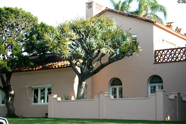 Spanish-colonial revival residence (316 Adelaide Dr.). Santa Monica, CA.