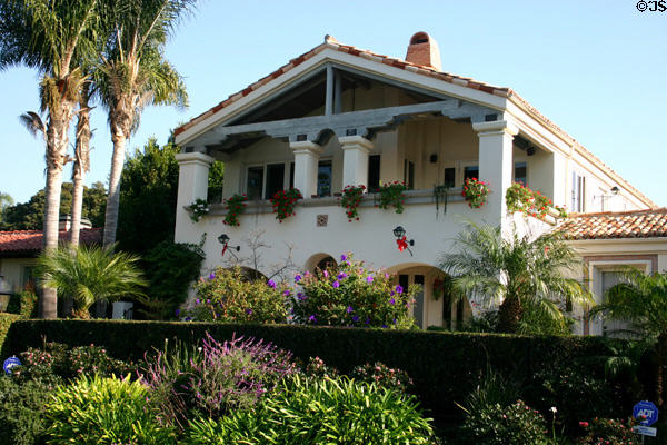 Gorham-Holliday house (1923-4) (326 Adelaide Dr.). Santa Monica, CA. Style: Andalusian. Architect: John Byers.