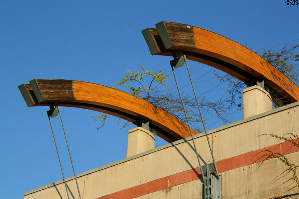 Roof arches of Ackerman Union. Los Angeles, CA.