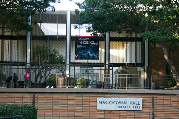 MacGowan Hall of Theater Arts (1963) (245 Charles E. Young Dr.). Los Angeles, CA. Architect: Charles Luckman & Assoc..