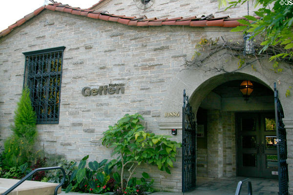 Geffen Playhouse (1929) (10886 Le Conte Ave.) (former Masonic Affiliates Club). Los Angeles, CA.