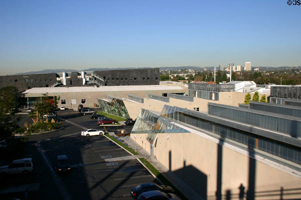National at Hayden Street complex of Postmodern buildings by Eric Owen Moss Architects. Culver City, CA.
