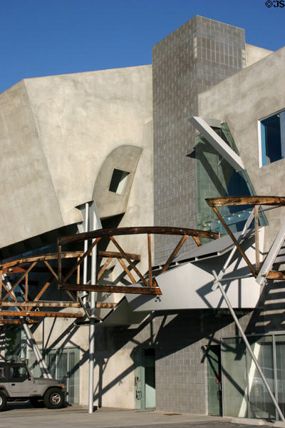 Detail of Postmodern 3535 Hayden Avenue. Culver City, CA.