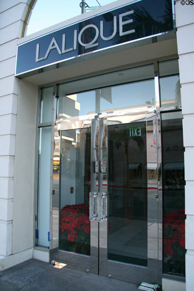Lalique store (238 Rodeo Dr.). Beverly Hills, CA.
