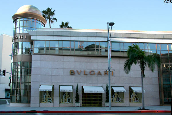 Bulgari store (201 Rodeo Dr.). Beverly Hills, CA.