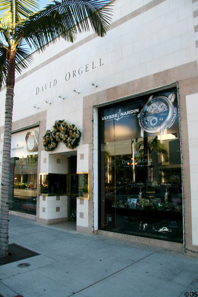 David Orgell store (320 Rodeo Dr.). Beverly Hills, CA.