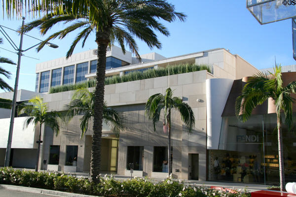Gucci + Fendi stores (347-355 Rodeo Dr.). Beverly Hills, CA.
