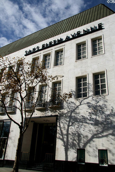 Facade of Saks Fifth Avenue. Beverly Hills, CA.
