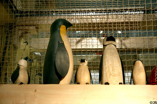 Penguins at Noah's Ark of Skirball Cultural Center. Los Angeles, CA.