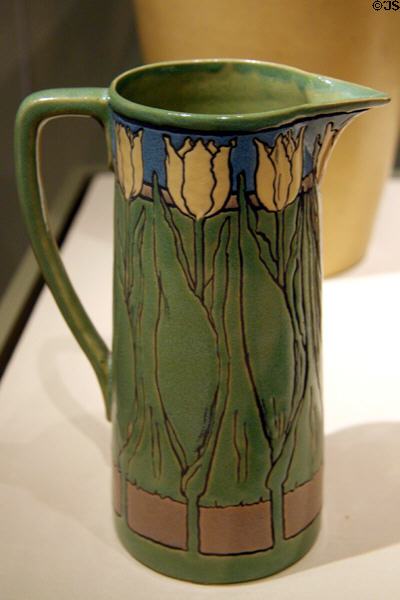 Paul Revere Pottery vase (1914) by Sarah Galner at LACMA. Los Angeles, CA.