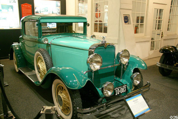 Nash 482R coupe (1930) at Petersen Automotive Museum. Los Angeles, CA.