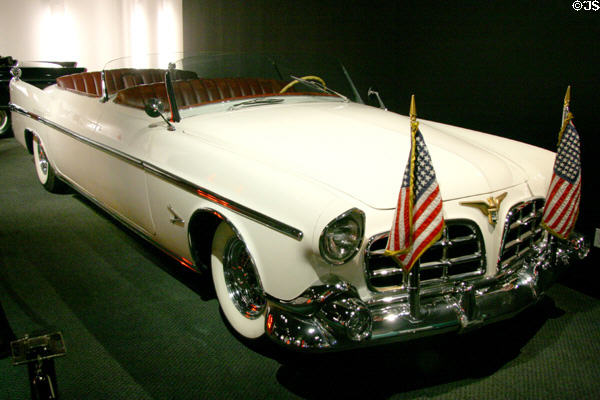 Chrysler Imperial Parade Phaeton (1952) used by President Dwight D. Eisenhower at Petersen Automotive Museum. Los Angeles, CA.