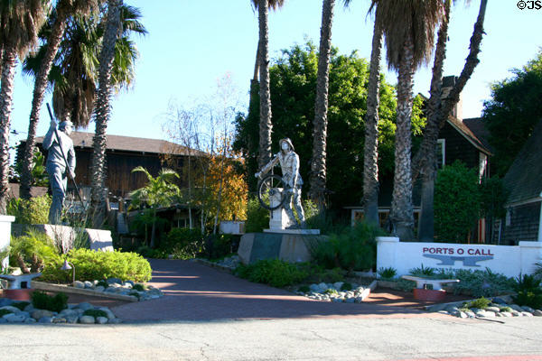 Ports O' Call Marketplace entrance (Berth 75-79, San Pedro). San Pedro, CA.