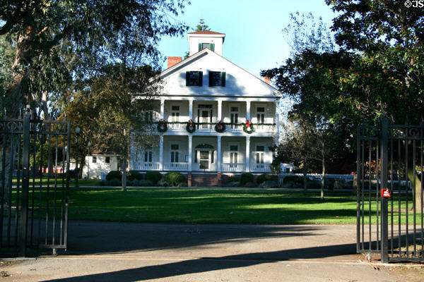 General Phineas Banning Residence Museum (1864) (401 East M St.). Wilmington, CA. Style: Greek Revival. On National Register.