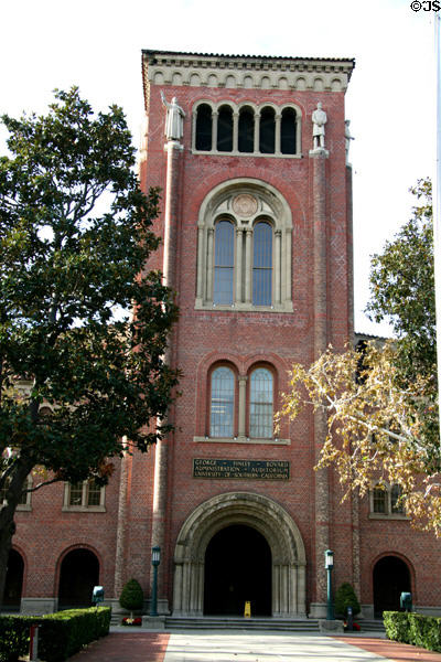 Bovard Administration Building Clock tower at USC. Los Angeles, CA.