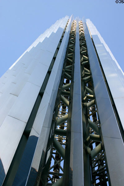 Spire veins at Crystal Cathedral. Garden Grove, CA.