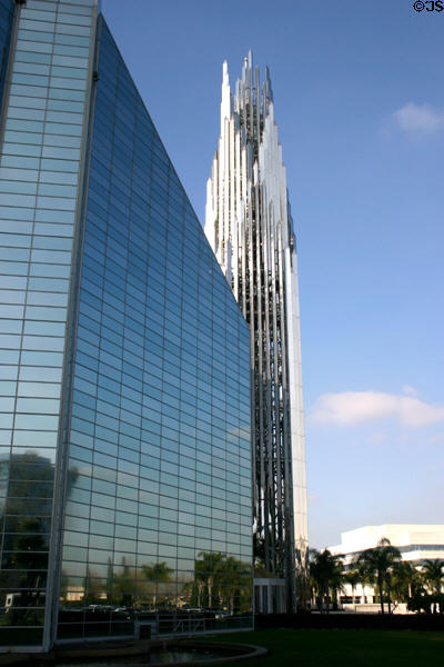 Spire & Crystal Cathedral. Garden Grove, CA.