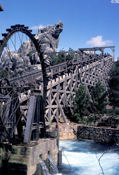 Grizzly river water ride at Disney's California Adventure ™. Anaheim, CA.