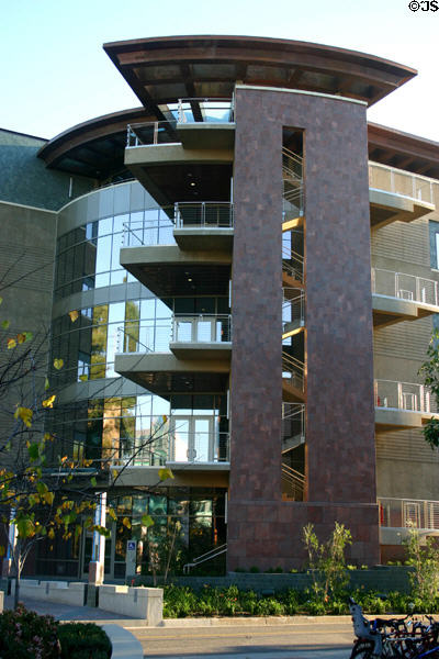 Natural Sciences exterior stairwell at UC Irvine. Irvine, CA.