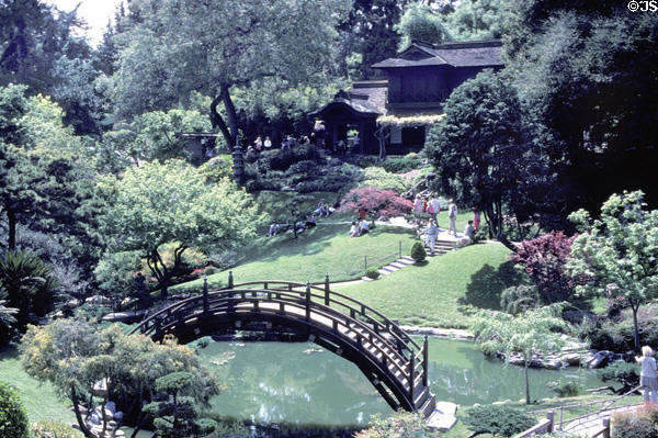 Japanese Garden at Henry E. Huntington Gardens. San Marino, CA.