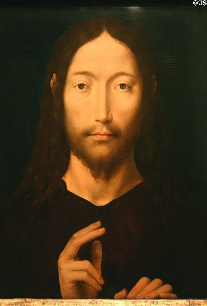 Christ (1478) by Hans Memling in Norton Simon Museum. Pasadena, CA.