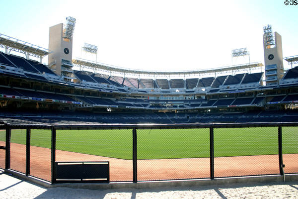 Petco Park baseball stadium stands. San Diego, CA.