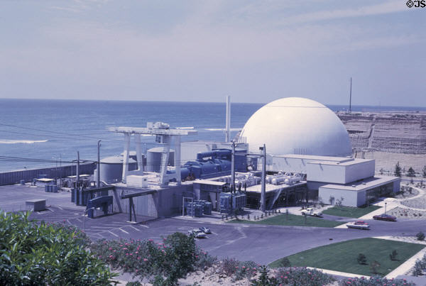 San Onofre nuclear power plant on California coast. CA.