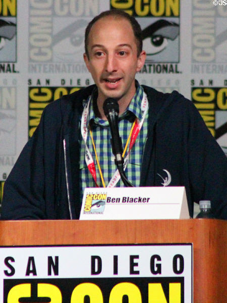 Ben Blacker hosts panel at Comic-Con International. San Diego, CA.