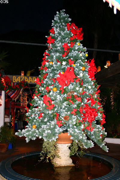 Christmas tree in Old Town. San Diego, CA.