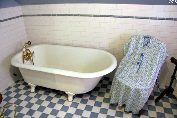 Bathtub at Davis House Museum. San Diego, CA.