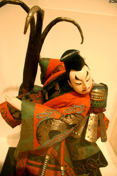 Japanese doll (Edo 19thC) at Mingei Museum. San Diego, CA.
