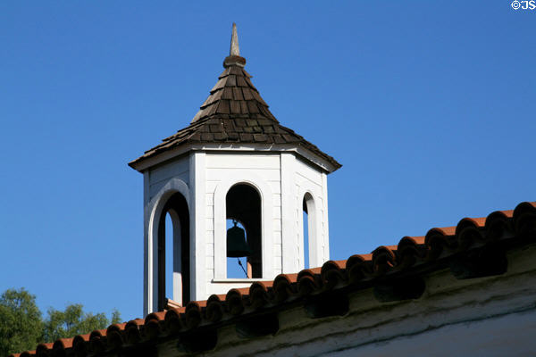 Bell tower atop Estudillo House in Old Town. San Diego, CA.