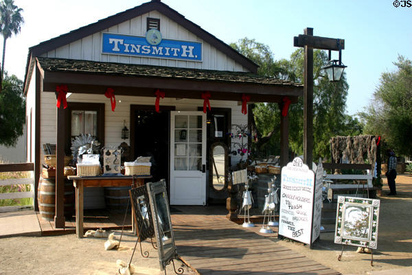 Tinsmith shop in Old Town. San Diego, CA.