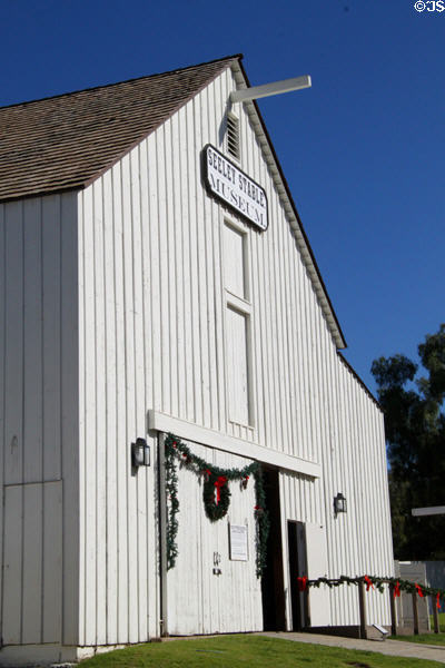 Seeley Stable Museum (1867; reconstructed) in Old Town. San Diego, CA.