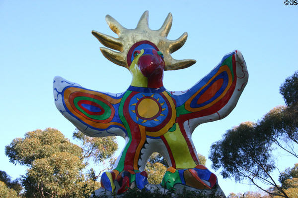 Sun God (1983) by Niki de Saint Phalle at UCSD. La Jolla, CA.