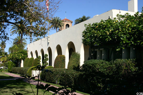 La Jolla Women's Club (1914) (715 Silverado St.). La Jolla, CA. Architect: Irving John Gill. On National Register.