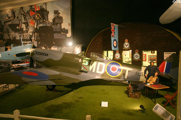 Supermarine Spitfire Mk XVI at San Diego Aerospace Museum. San Diego, CA.