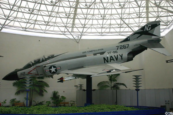 McDonnell Douglas F-4S Phantom II fighter jet at San Diego Aerospace Museum. San Diego, CA.