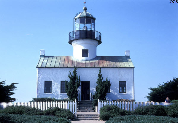 Old Point Loma Lighthouse (1854) run by National Park Service. San Diego, CA.