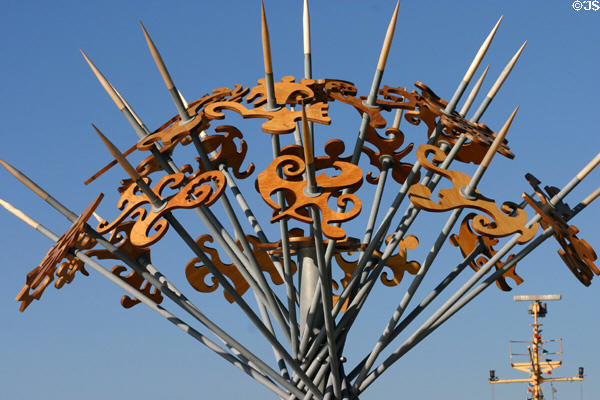 The Puzzle Tree by John S. Stokes III & Bob Archer in Urban Trees display. San Diego, CA.