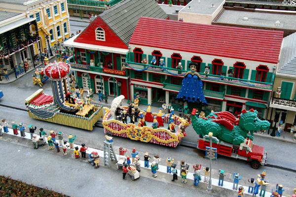 Lego New Orleans at Legoland California. Carlsbad, CA.