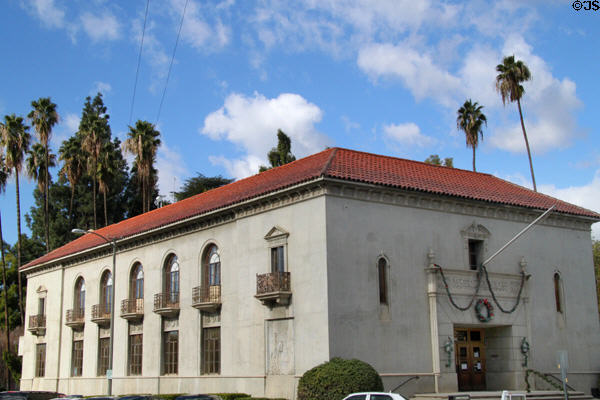 Redlands City Hall & Police Dept. (1940) (30 Cajon St.). Redlands, CA.