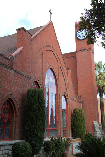First Congregational Church of Redlands (1899) (2 W Olive Ave.). Redlands, CA.